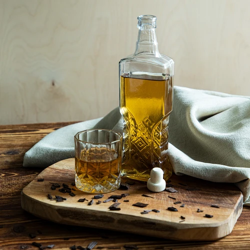 Sticlă de cămară 500 ml cu dop din plută - 6