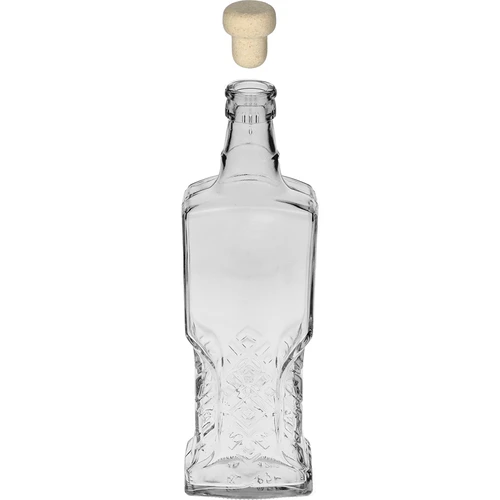 Sticlă de cămară 500 ml cu dop din plută - 2