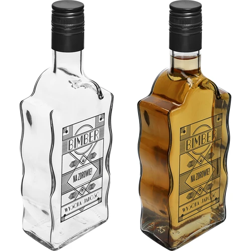 Sticlă Mănăstirească 0,5 L, cu capac și imprimare Rachiu - 4