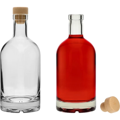 Sticlă Miss Barku transparentă cu dop, 700 ml - 3