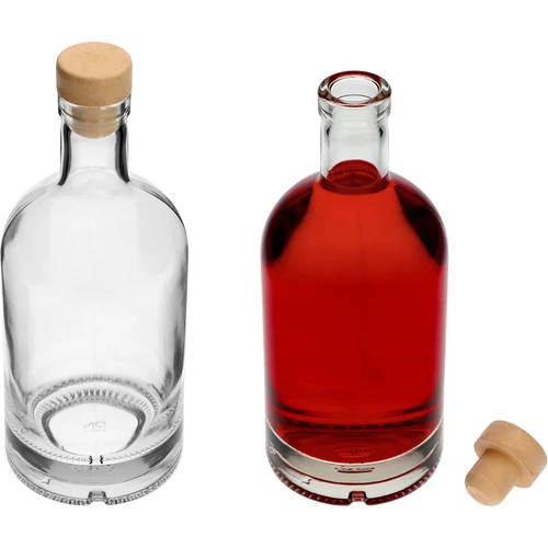 Sticlă Miss Barku transparentă cu dop, 700 ml - 4