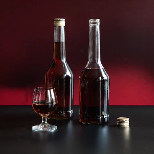 Sticlă Napoleon 500 ml cu capac fi28, 6 buc - 8