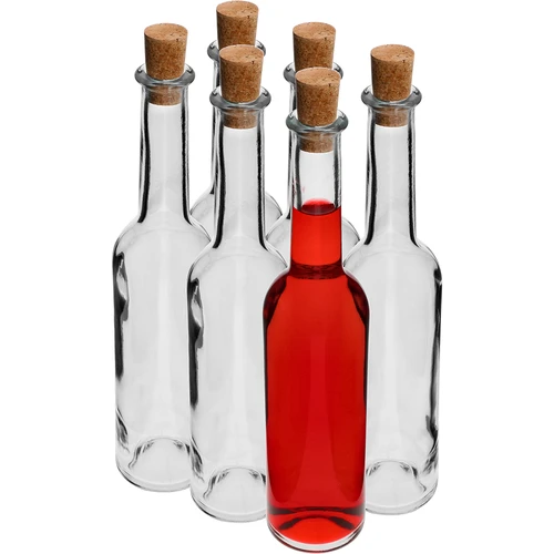 Sticlă pentru lichior 350 ml 6 buc. + 6 dopuri - 2