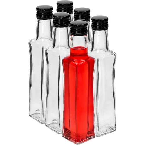 Sticlă Olimp 200 ml cu capac cu filet, 1 bucată - 6