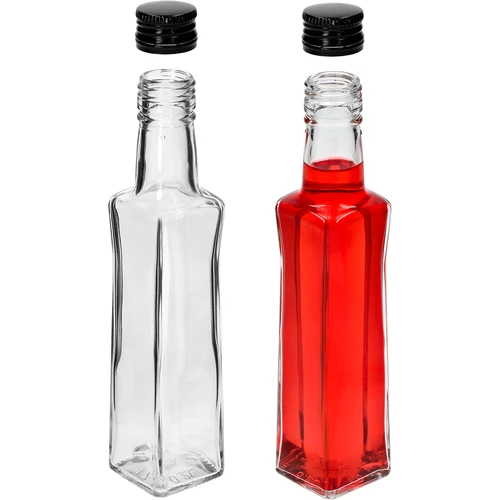 Sticlă Olimp 200 ml cu capac cu filet, 1 bucată - 3