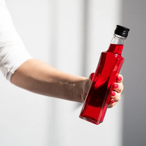 Sticlă Olimp 200 ml cu capac cu filet, 1 bucată - 7