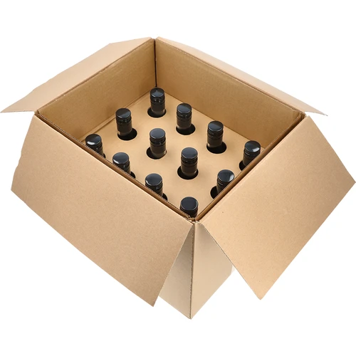 Sticlă Ploscă 0,5 L cu capac și imprimare Rachiu PRL - 7