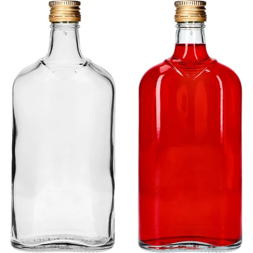 Sticlă Ploscă 500 ml cu capac, 6 buc. - 7