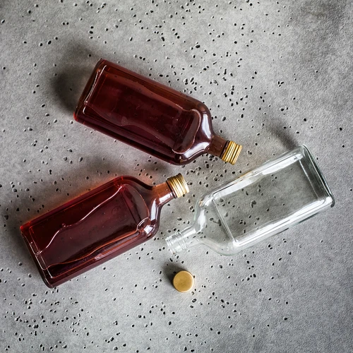 Sticlă Ploscă 500 ml cu capac, 6 buc. - 13