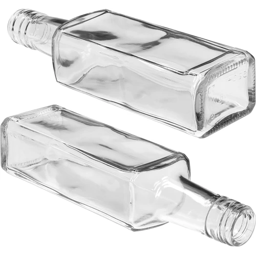 Sticlă Receptura 250 ml, cu capac negru, 1 buc. - 5