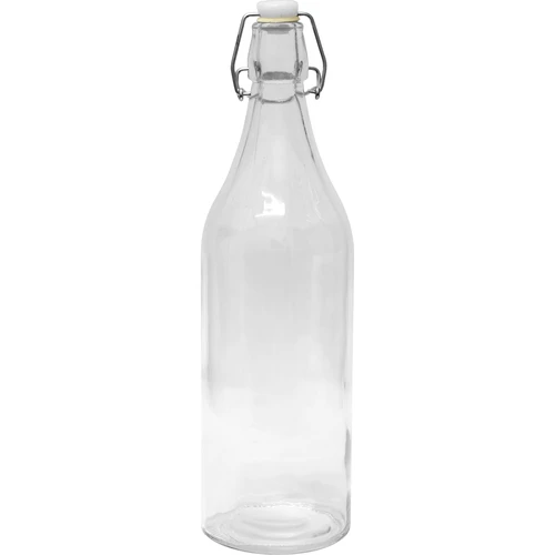 Sticlă rotundă 1 L cu închidere ermetică