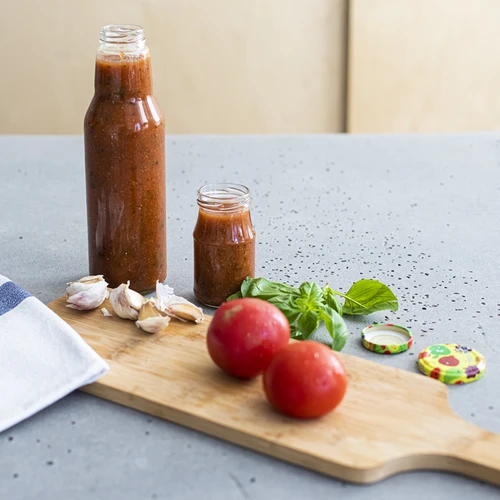 Sticlă TO pentru suc 750ml cu capac fi43 - 6 buc. - 4