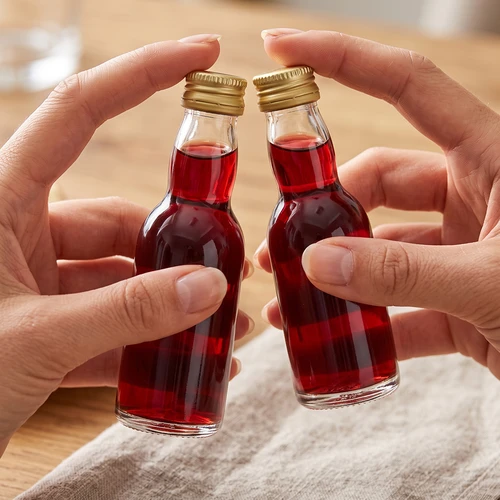 Sticlă „Maluch” cu capac auriu, 40 ml, 10 buc. - 9