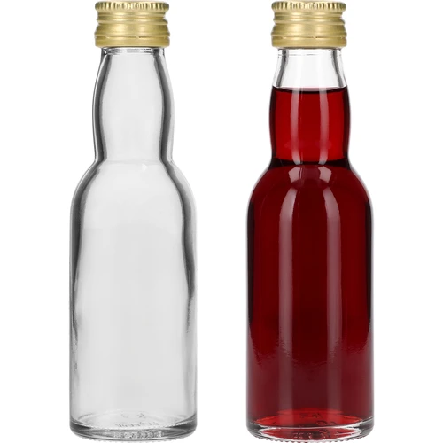 Sticlă „Maluch” cu capac auriu, 40 ml, 10 buc. - 4
