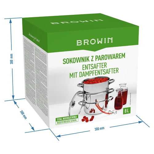 Storcător de suc din oțel inoxidabil 8 L - 8