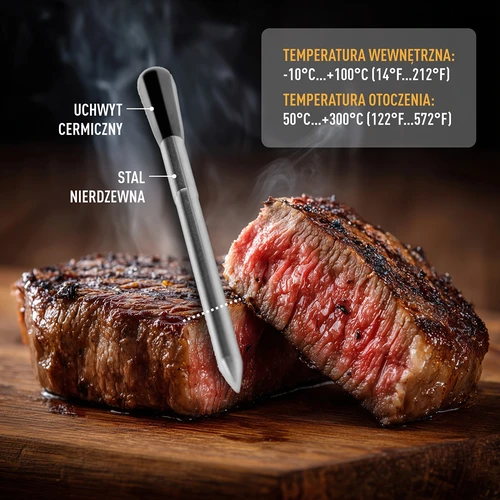 Termometru culinar cu sondă wireless Bluetooth - 8