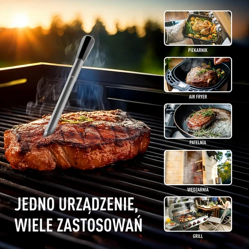 Termometru culinar cu sondă wireless Bluetooth - 9