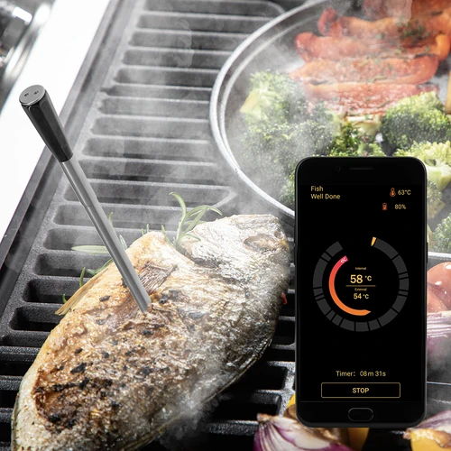 Termometru culinar cu sondă wireless Bluetooth - 13