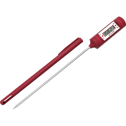 Termometru culinar electronic, LCD (-20°C până la +250°C), roșu