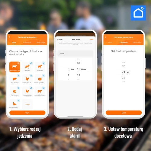 Termometru de bucătărie cu Bluetooth, 2 sonde - 10