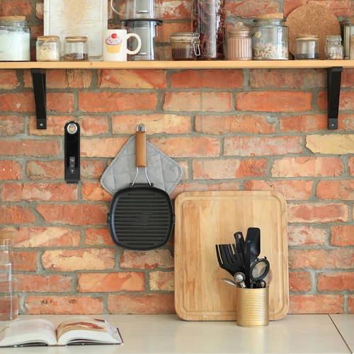 Termometru de bucătărie cu infraroșu, compact, cu sondă pliabilă - 15