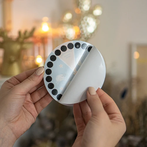 Termometru de cameră, cu cristale lichide, pentru copii Ø 11cm - 4