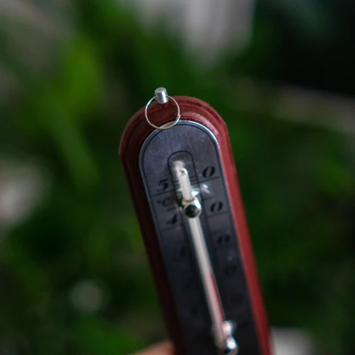 Termometru de cameră cu scară argintie (-10°C până la +50°C) 16cm mix - 5