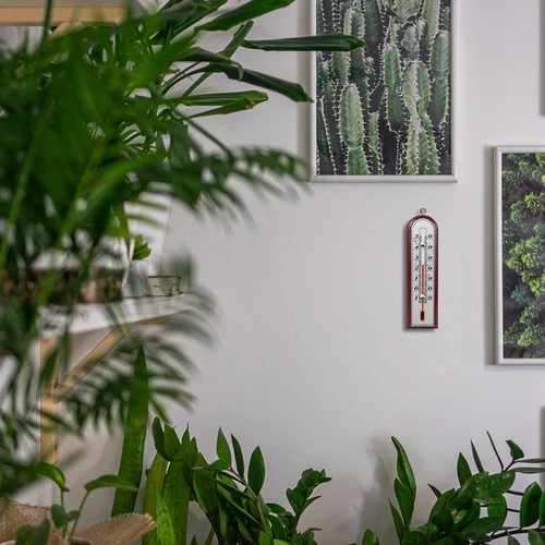 Termometru de cameră cu scară argintie (-10°C până la +50°C) 16cm mix - 6