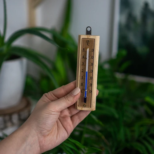 Termometru de cameră cu scară aurie (-10°C până la +50°C) 12cm - 5