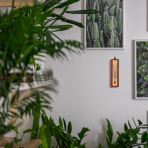 Termometru de cameră cu scară aurie (-10°C până la +50°C) 12cm - 6