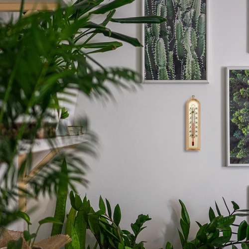 Termometru de cameră cu scară aurie (-10°C până la +50°C) 16cm - 5