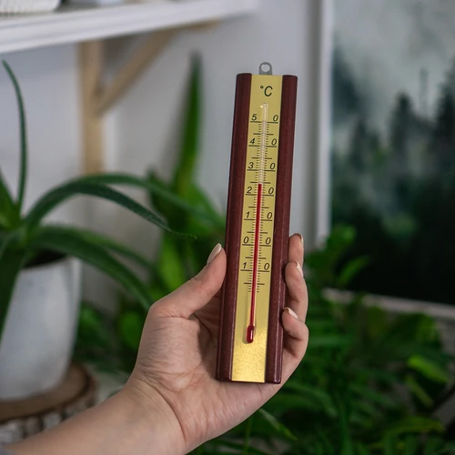 Termometru de cameră cu scară aurie (-40°C până la +50°C) 16cm mix - 3