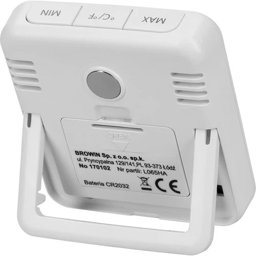 Termometru electronic cu indicator de confort, alb - 5