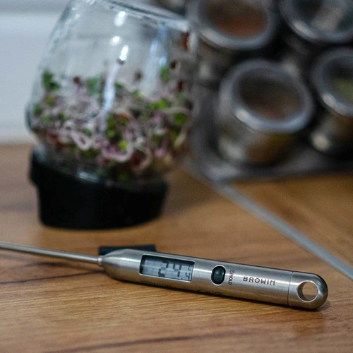 Termometru electronic de bucătărie (-40°C până la +300°C) din oțel - 3