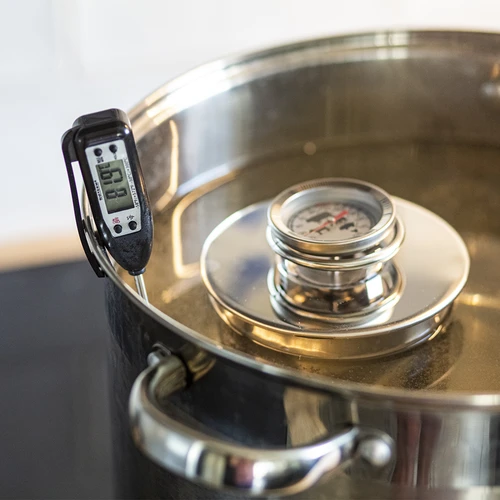 Termometru electronic de bucătărie (-50°C până la +300°C) cu etui, negru - 3