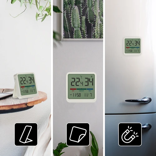 Termometru electronic de cameră, alb - 12