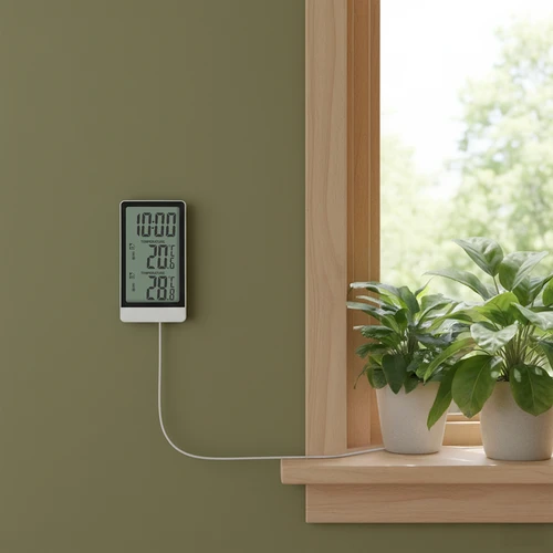 Termometru electronic marca Soens – cu sondă, alb - 8