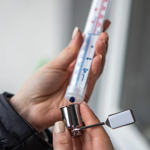 Termometru exterior cu cadru metalic (-50°C până la +50°C) 20cm - 4