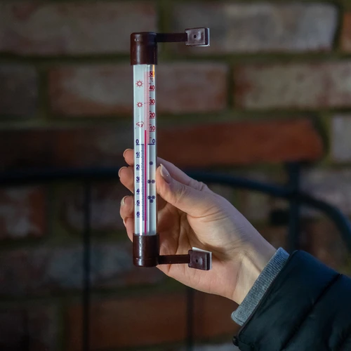 Termometru exterior maro (-50°C până la +50°C) 18cm - 4