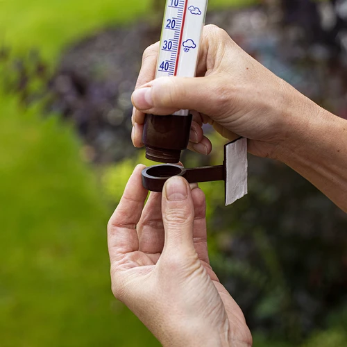 Termometru exterior maro (-60°C până la +50°C) 23cm - 6