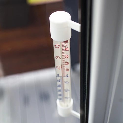 Termometru extern alb (-60°C până la +50°C) 23cm - 4