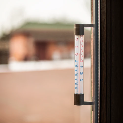 Termometru extern cu scară transparentă (-70°C până la +50°C) 23cm mix - 5
