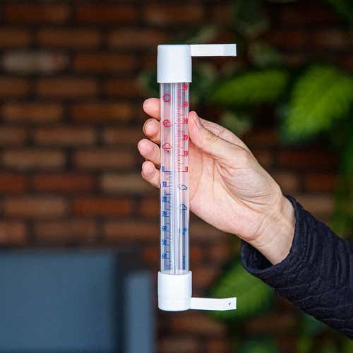 Termometru extern cu scară transparentă (-70°C până la +50°C) 23cm mix - 4