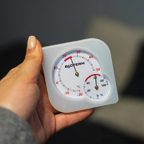 Termometru interior bimetalic cu higrometru (-20 la +50°C) mix - 10