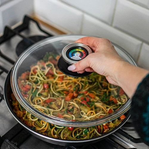 Termometru-mâner pentru capac (0°C până la +120°C) Ø8,5cm - 4