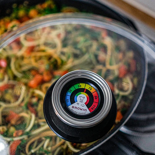 Termometru-mâner pentru capac (0°C până la +120°C) Ø8,5cm - 5