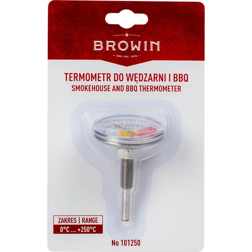 Termometru pentru afumătoare și BBQ (0°C până la +250°C) 6,0cm - 6