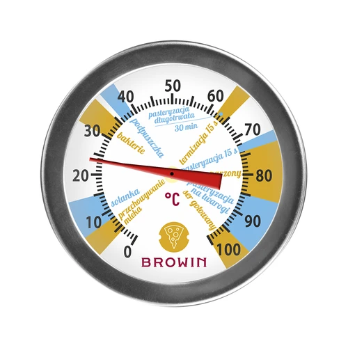 Termometru pentru brânză (0°C până la +100°C) 19,8cm - 2