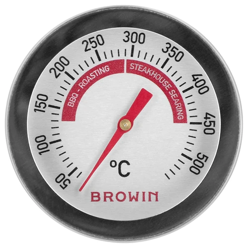 Termometru pentru grătar și BBQ, de la 50 la +500°C, bimetalic, 5,3cm - 2