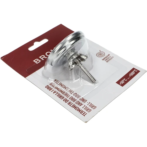 Termometru pentru grătar și BBQ, de la 50 la +500°C, bimetalic, 5,3cm - 4